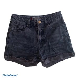 Black BDG High Rise Shorts